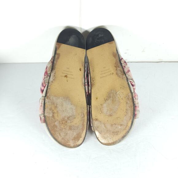 ISABEL MARANT Women's EU39 US8-8,5 Holden Velvet Pink Tie Dye Slide Sandals - Picture 9 of 16